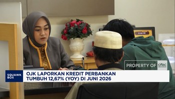 OJK Laporkan Kredit Perbankan Tumbuh 12,67% (YoY) di Juni 2026