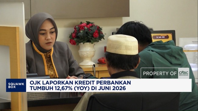 Video: OJK Laporkan Kredit Perbankan Tumbuh 12,67% (YoY) di Juni 2026