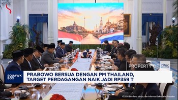 Prabowo Bertemu PM Thailand, Target Perdagangan Naik Jadi Rp359 T