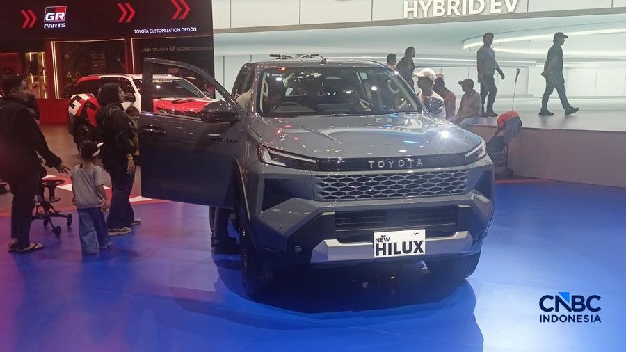 Toyota New Hilux di GIIAS 2026. (CNBC Indonesia/Ferry Sandi)