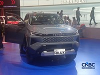Toyota New Hilux di GIIAS 2026. (CNBC Indonesia/Ferry Sandi)