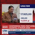Airlangga: PDB RI H1-2026 Tumbuh 5,45%,Termasuk Tinggi di ASEAN