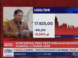 Airlangga: PDB RI H1-2026 Tumbuh 5,45%,Termasuk Tinggi di ASEAN