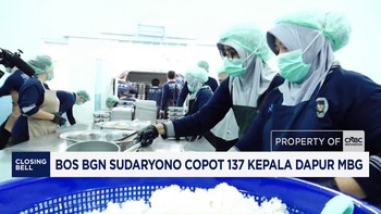 Bos BGN Sudaryono Copot 137 Kepala Dapur MBG