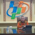 Deputi Bidang Neraca dan Analisis Statistik, M. Edy Mahmud saat menyampaikan rilis BPS di Jakarta, Rabu (5/8/2026). (CNBC Indonesia/Chandra Dwi Pranata)