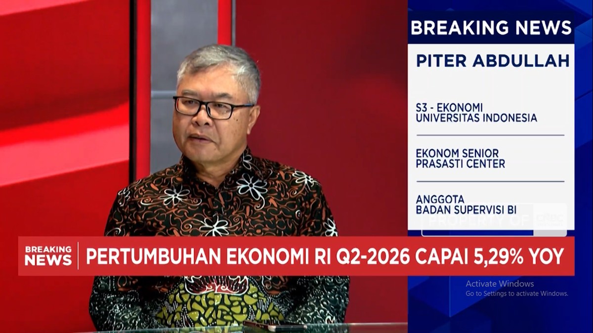 Video:Ekonomi Indonesia Tumbuh 5,29% Kuartal II-2026, Ini Pendorongnya