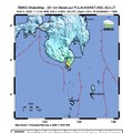 Gempa bumi mengguncang Pulau Karatung, Sulawesi Utara dengan kekuatan 6,4 Magnitudo. (Dok. BMKG)