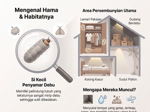 Infografis: 5 Lokasi Persembunyian Kamitetep di Rumah, Nomor 1 Jarang Disadari