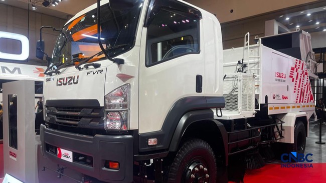 Penampakan Truk Tukang Sapu Jalanan Nongol di GIIAS, Bisa Pakai B50