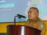 Kepala Dinas Ketenagakerjaan dan Transmigrasi Kabupaten Halmahera Selatan, Daud Djubedi.