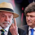 Kolase foto Presiden Brasil, Luiz Inacio Lula da Silva dan Presiden Argentina, Javier Milei. (Dok. Reuters)