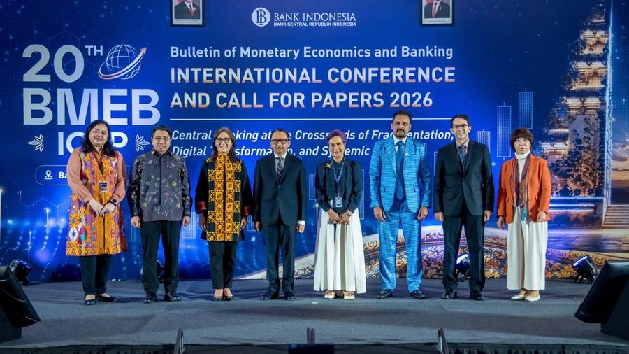 Konferensi Internasional Bulletin of Monetary Economics and Banking (BMEB) ke-20 dan Call for Papers di Bali (31/7/2026).  BMEB tahun ini mengangkat tema “Central Banking at the Crossroads of Geoeconomic Fragmentation, Digital Transformation, and S