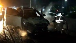Mesin Mati Mendadak, Mobil Terbakar di Tol Jagorawi Arah Jakarta