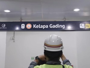Nama Stasiun LRT Pegangsaan Dua Diubah Jadi Kelapa Gading, Ini Alasannya