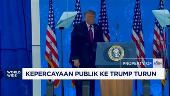 Survei Reuters, Kepercayaan Publik ke Trump Turun