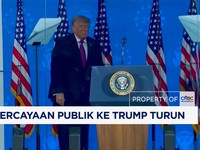 Survei Reuters, Kepercayaan Publik ke Trump Turun