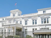 Gedung Konsulat Jenderal Amerika Serikat di Jerman. (REUTERS/File Photo)