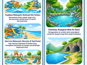 Infografis: 5 Wisata Air Hits di Cirebon, Ada yang Tiketnya Rp 5 Ribu!