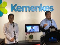 Kepala Badan Gizi Nasional (BGN) Sudaryono bertemu Menteri Kesehatan (Menkes) Budi Gunadi Sadikin membahas program MBG saat ditemui dikantor Kementerian Kesehatan, Jakarta, Kamis (6/8/2026). (CNBC Indonesia/Fergi Nadira)