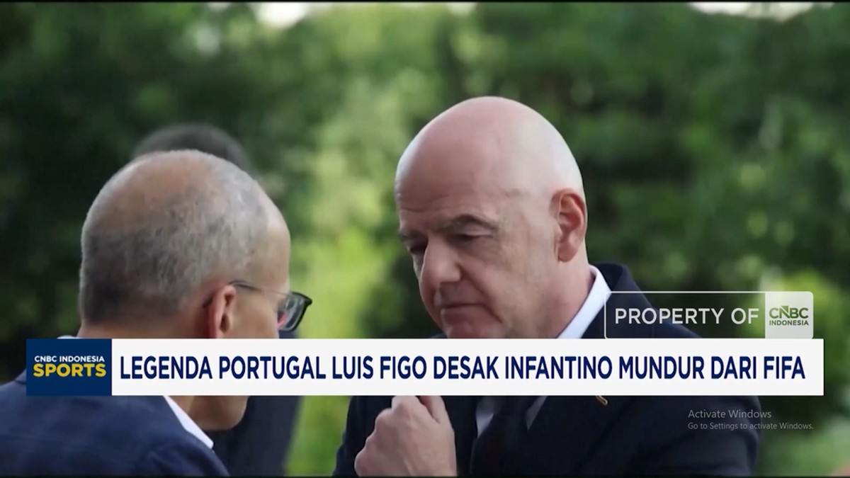 Luis Figo Desak Infantino Mundur Usai Kontroversi Saham Piala Dunia