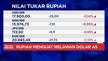 Pasar Modal RI Semringah, IHSG Menghijau & Rupiah Menguat ke Rp 17.900 per USD