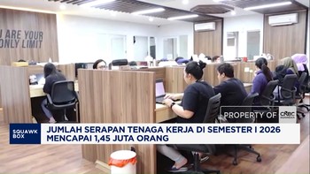 Serapan Tenaga Kerja di Semester I 2026 Tembus 1,45 Juta Orang