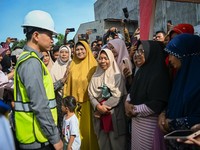 Wapres Gibran meninjau pembangunan Jembatan Krueng Tingkeum di Kita Blang, Kab. Bireuen, Provinsi Aceh. Bireuen merupakan salah satu terdampak bencana banjir dan tanah longsor pada November 2025 lalu.  (Istimewa)