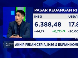 Akhir Pekan Ceria, IHSG Reli & Rupiah Menguat ke Rp 17.800-an per USD