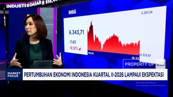 Ekonomi RI Q2-2026 Tumbuh Lampaui Ekspektasi, IHSG Bertahan di Atas Level 6.300