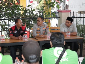 Kapolres Malang Gandeng Driver Ojol Jaga Keamanan Warga