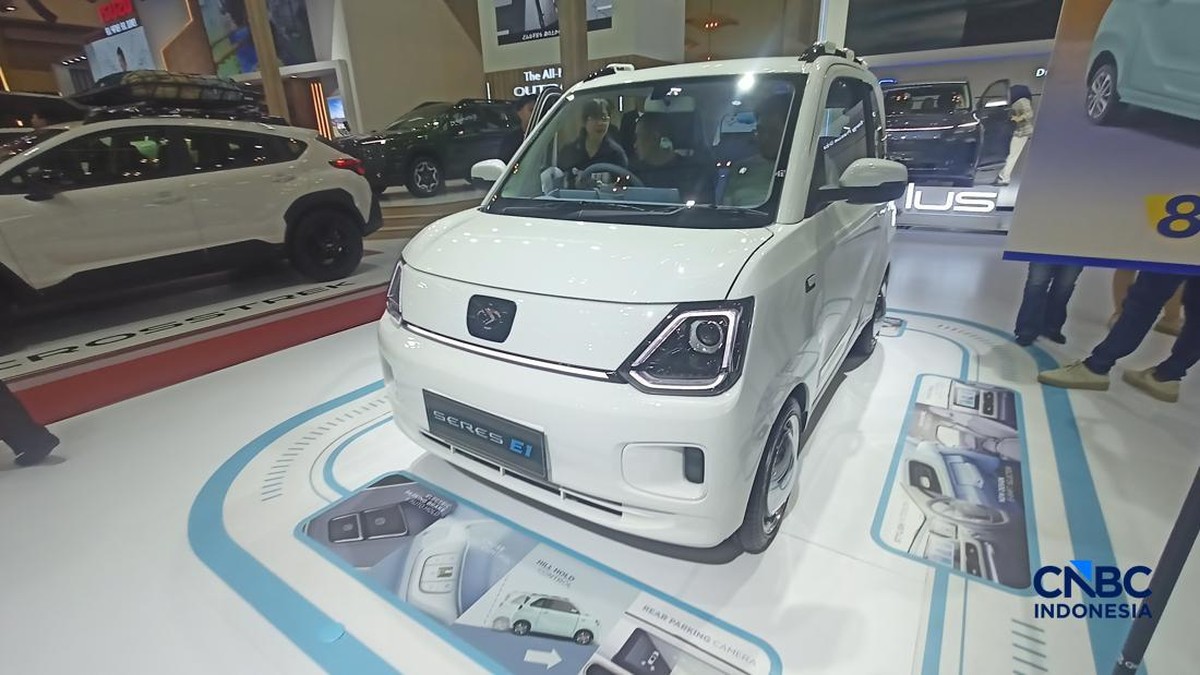 Penampakan Mobil Listrik Termurah di GIIAS, Harganya Cuma Rp 119 Juta 