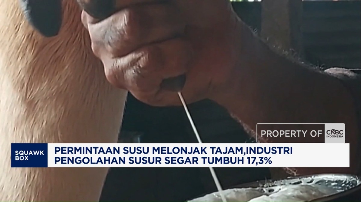 Permintaan Susu Melonjak, Industri Pengolahan Susu Segar Tumbuh 17,3%