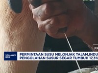 Permintaan Susu Melonjak, Industri Pengolahan Susu Segar Tumbuh 17,3%