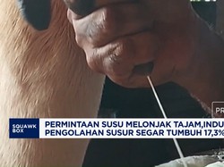 Permintaan Susu Melonjak, Industri Pengolahan Susu Segar Tumbuh 17,3%