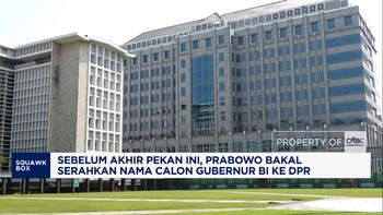 Prabowo Akan Serahkan Nama Calon Gubernur BI Sebelum Akhir Pekan