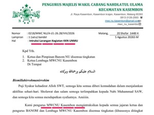 Viral Surat Penolakan KKN Mahasiswa UMM di Kasembon Malang