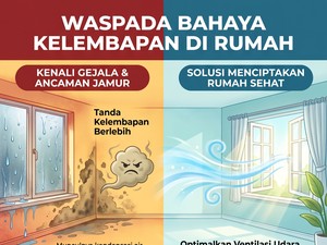 Infografis: Waspada! Ini Tanda Kelembapan Mengintai Rumah