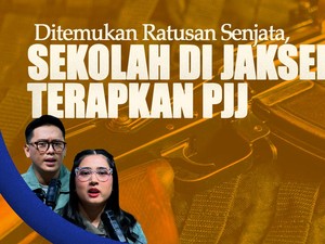 Ditemukan Ratusan Senjata, Sekolah di Jaksel Terapkan PJJ