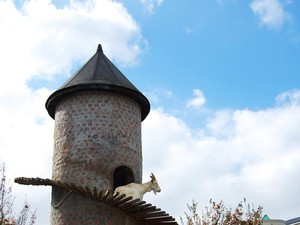 Anti-Mainstream! Ada Menara Dibangun Khusus buat Kambing