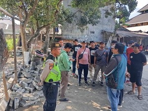Tembok Rubuh Timpa Peserta Jalan Santai di Sleman