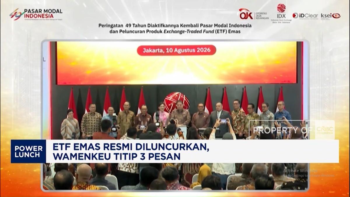 Video: ETF Emas Resmi Diluncurkan, Wamenkeu Titip Tiga Pesan