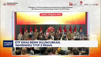 ETF Emas Resmi Diluncurkan, Wamenkeu Titip Tiga Pesan