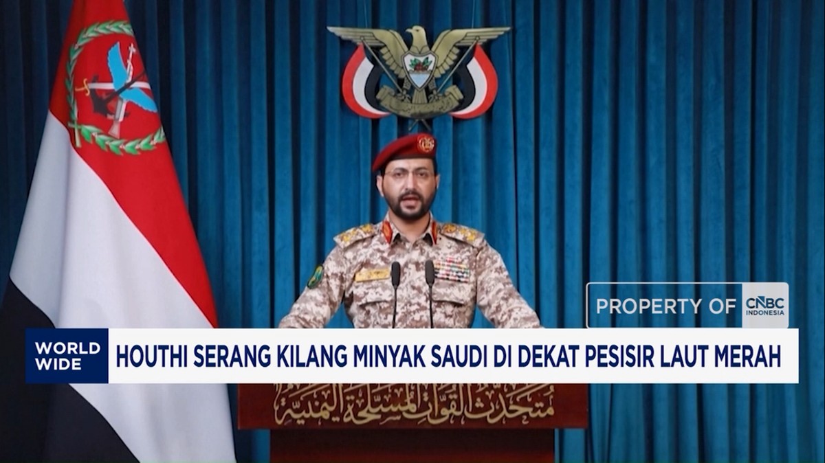 Video: Houthi Serang Kilang Minyak Saudi di Dekat Pesisir Laut Merah