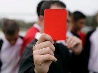 Ilustrasi wasit sepak bola. (Dok. Pexels/STOCK4B-RF)