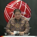 Menko Pereknomian, Airlangga Hartarto saat acara Peringatan HUT ke-49 Pasar Modal Indonesia dan Peluncuran Produk ETF Emas, Senin (10/8/2026). (YouTube/OJK)