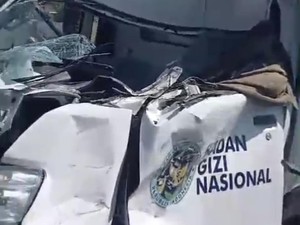 Pegawai SPPG di Banyuwangi Tewas Setelah Mobil Operasional Hantam Truk