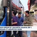 Naik Transportasi Umum Jakarta Cuma Rp1 pada 17 Agustus 2026