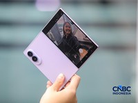 Samsung Galaxy Z Fold8. (CNBC Indonesia/Faisal Rahman)