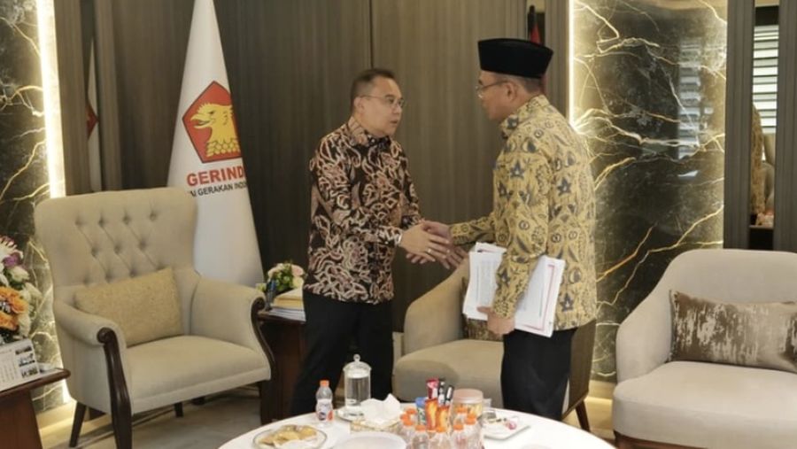 Wakil Ketua Dewan Perwakilan Rakyat dari Fraksi Gerakan Indonesia Raya Sufmi Disco Ahmad bertemu dengan Penasihat Khusus Presiden Bidang Haji Muhadjir Effendy di ruang pimpinan DPR, Gedung Nusantara III, Kompleks Parlemen, Senayan, Jakarta. (Instagra