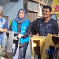Bersama Komunitas pemberdayaan Rappo, masyarakat Makassar ubah sampah jadi furnitur/Khoirul Anam